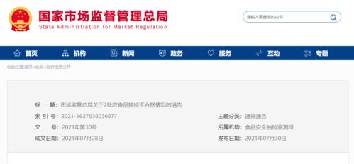 7批次食品抽檢不合格，涉及雨前茶、冷凍食品及網(wǎng)絡(luò)服務(wù)